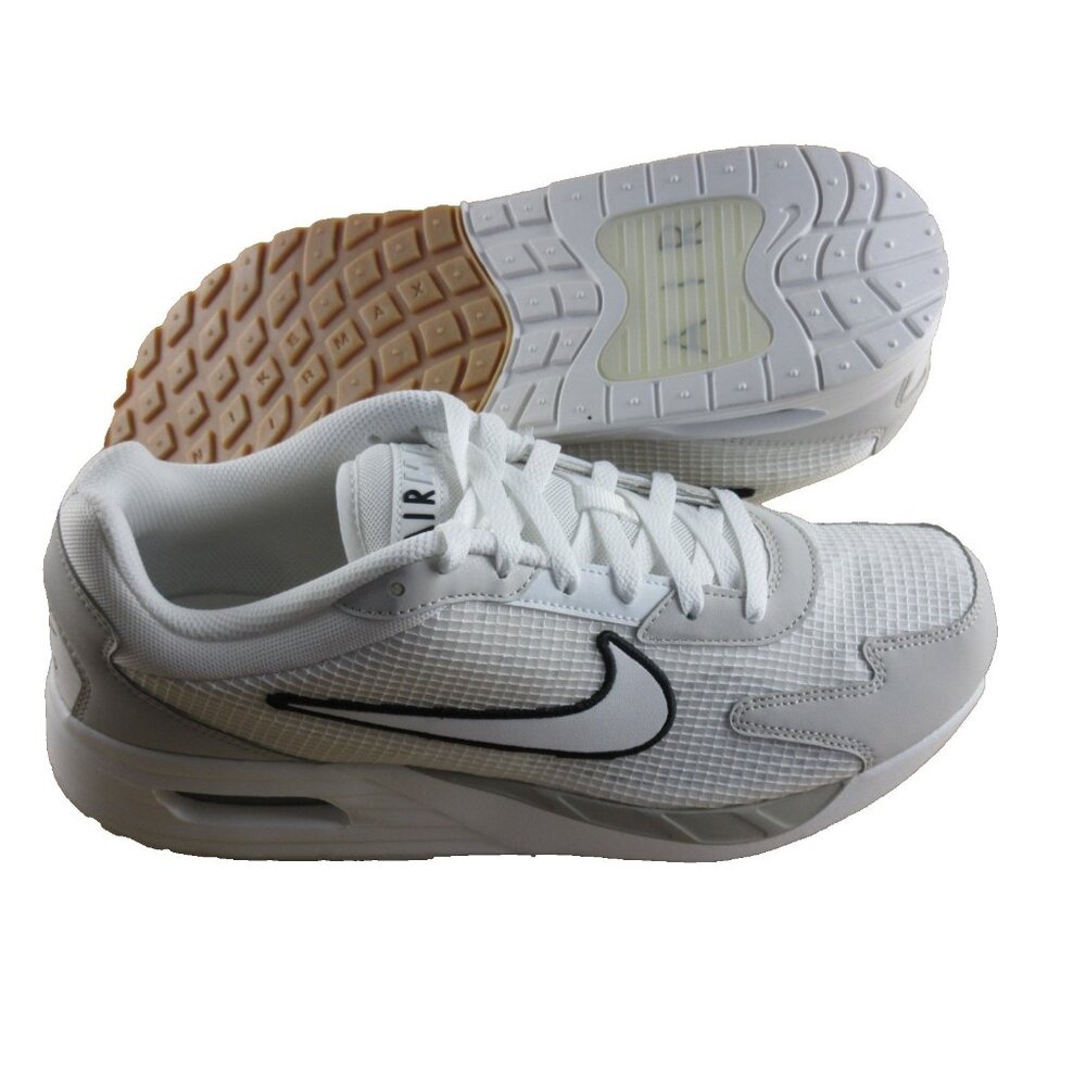 Nike Men's Air Max Solo Running Shoes Summit White Bone Black Sizes NIB - Picture 2 of 7
